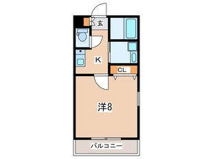 フローラⅠの物件間取画像